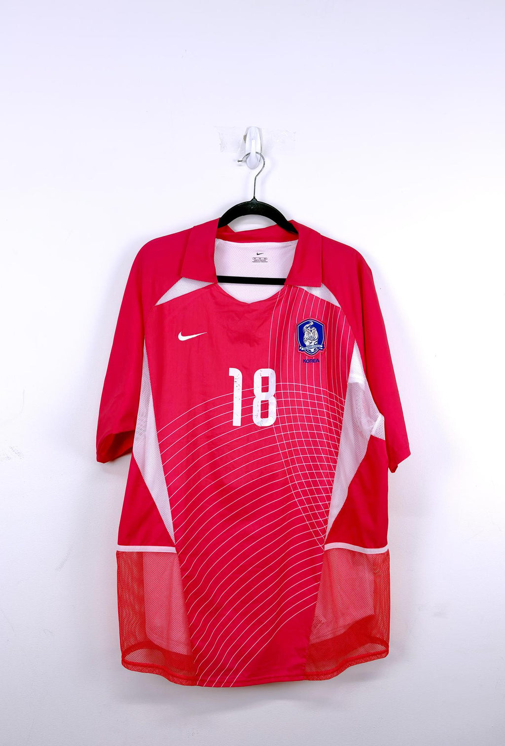 '02 South Korea National Football Team Home Kit - '#18'