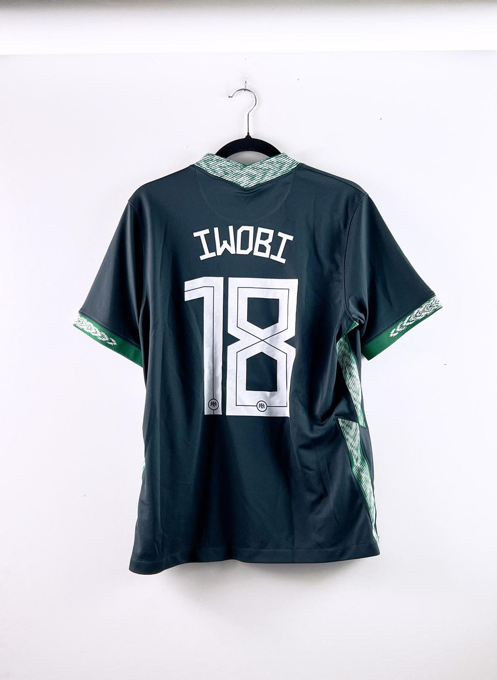 '20-21 Nigeria National Football Team Away Kit - 'Iwobi #18'