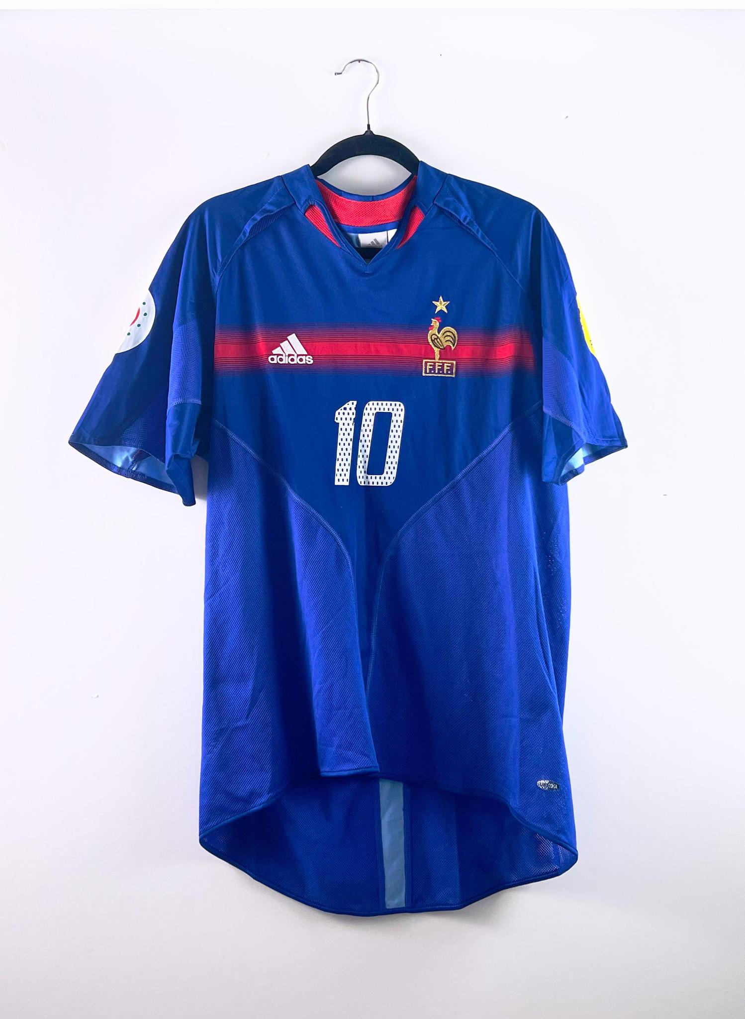 '04 France National Football Team Home Kit - 'Zidane #10'