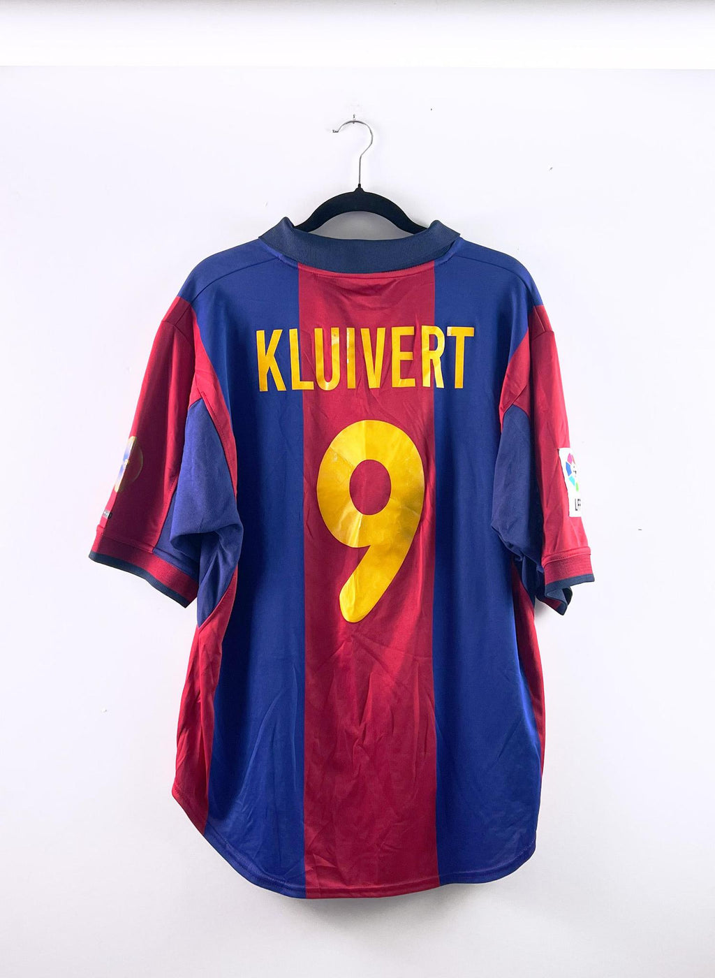 '99-00 FC Barcelona Home Kit - 'Kluivert #9'