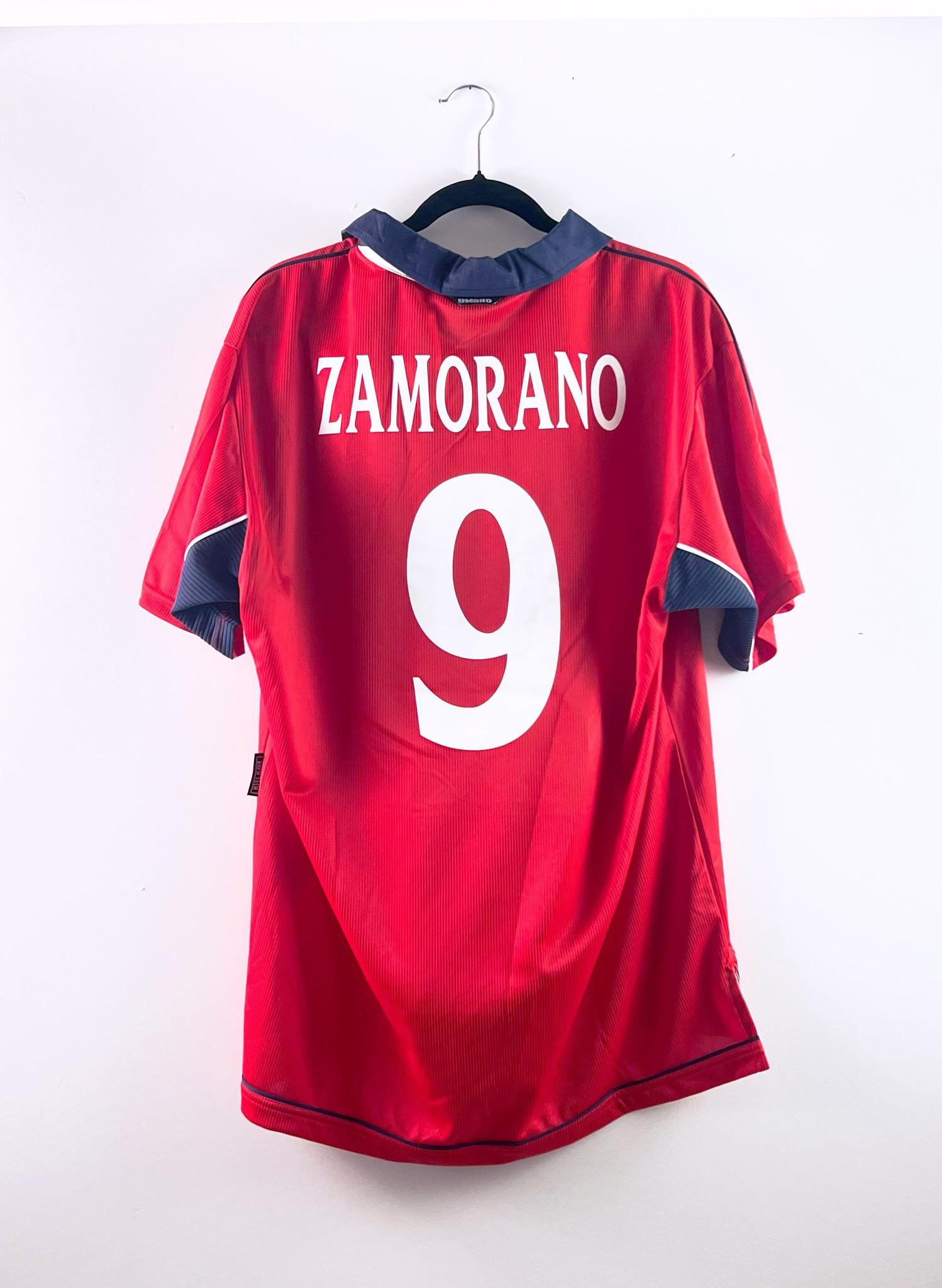 '02 Chile National Football Team Home Kit - 'Zamorano #9'