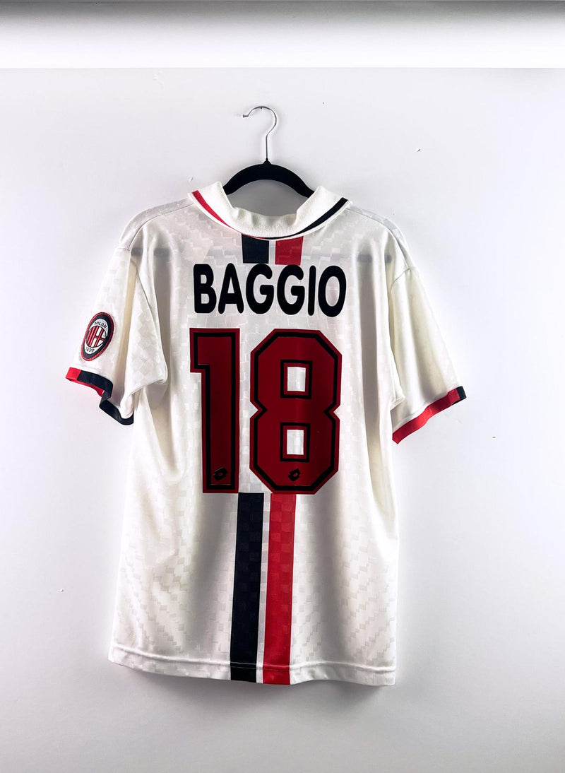 '95-96 AC Milan Away Kit - 'Baggio #18'