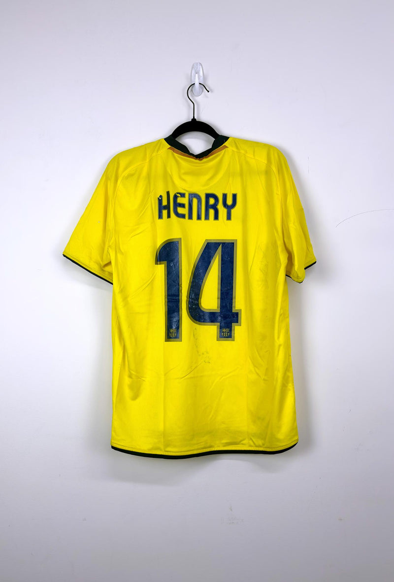 '08 FC Barcelona Away Kit - 'Henry #14'
