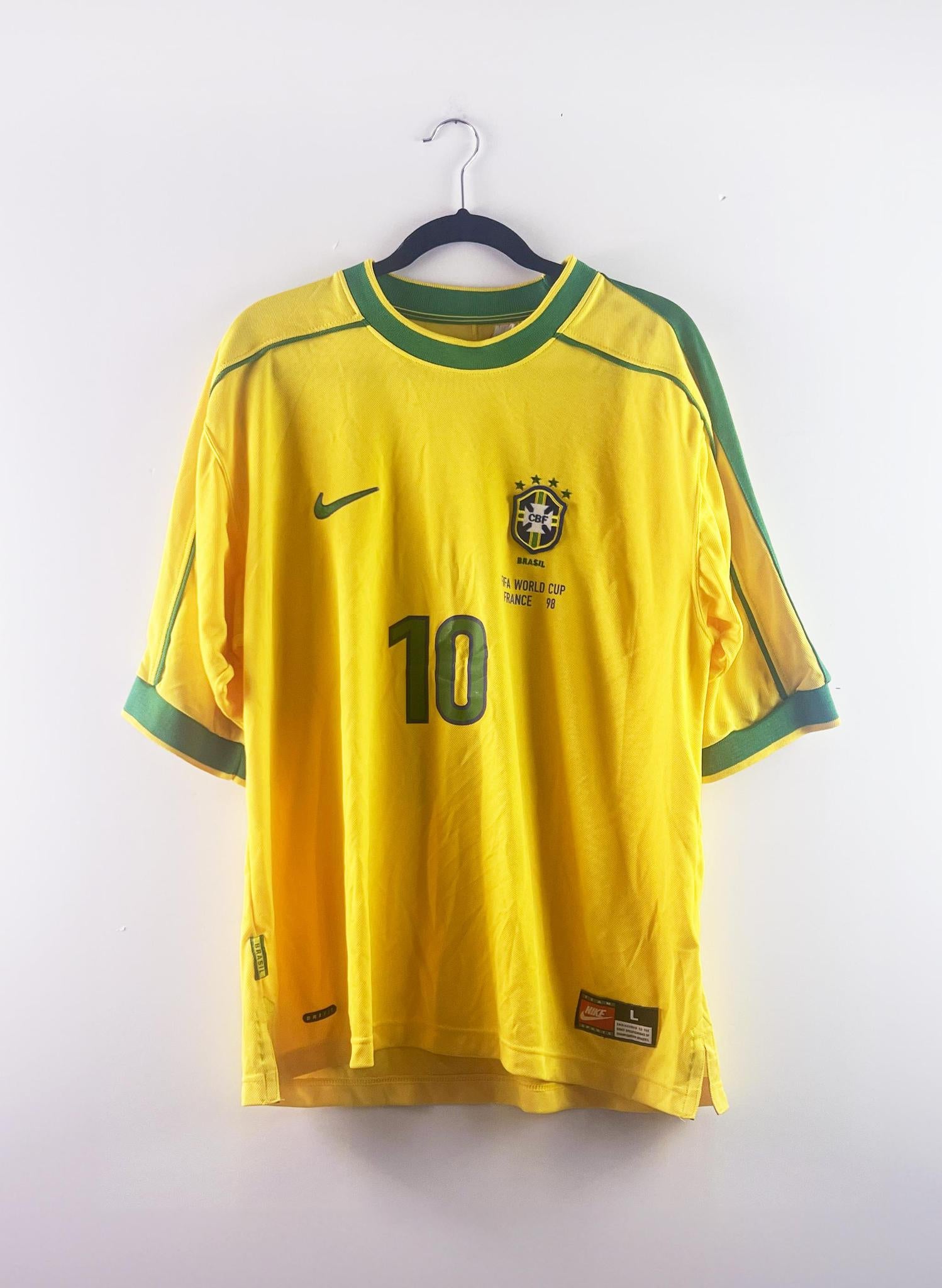 '98 Brazil National Football Team Home Kit - 'Rivaldo #10'