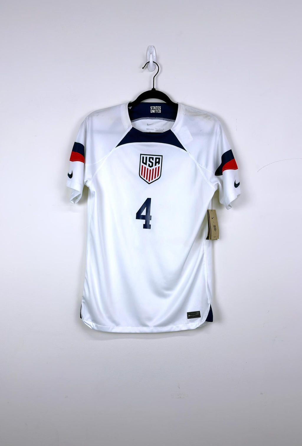 '22-23 US Men's National Football Team Home Kit - 'Adam #4'
