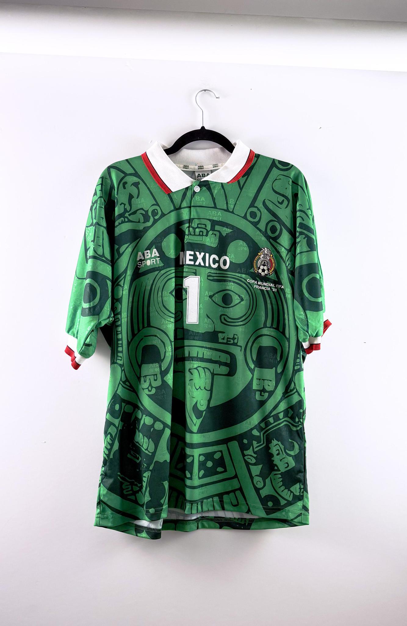 '98 Mexico National Football Team Home Kit - 'Campos #1'