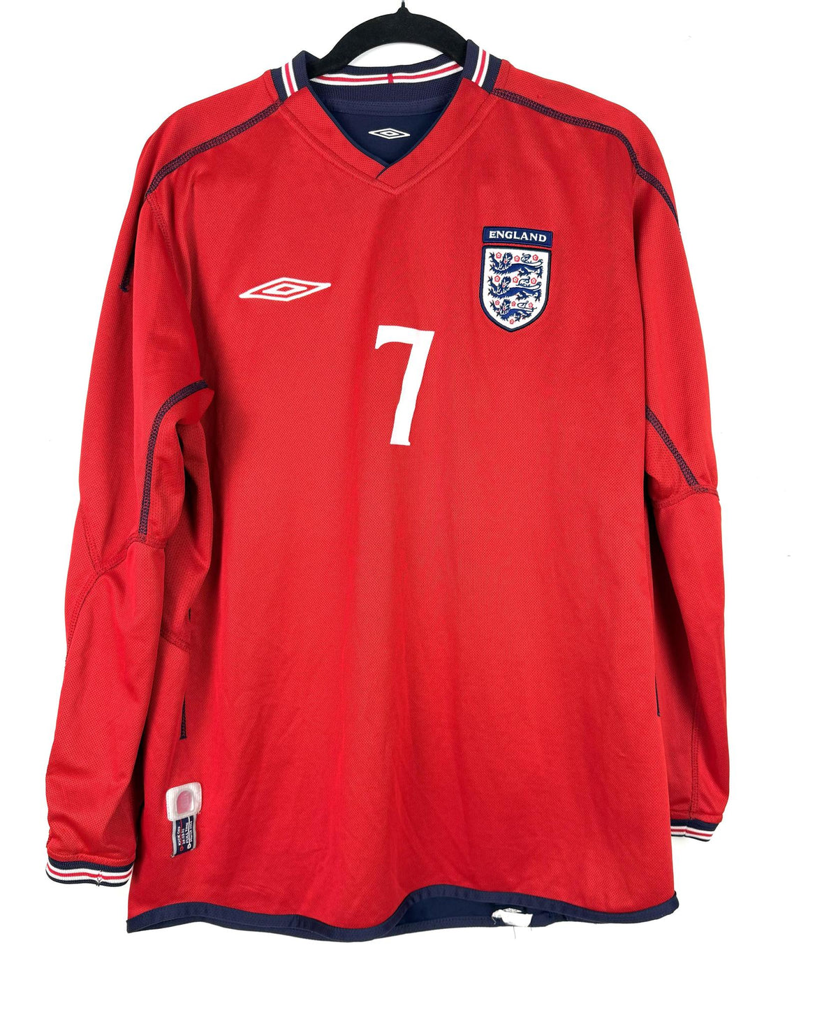'02 England Away Kit - 'Beckham #7'