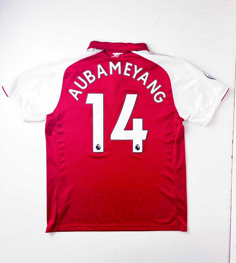 '17 Arsenal Home Kit - 'Aubameyang #14'
