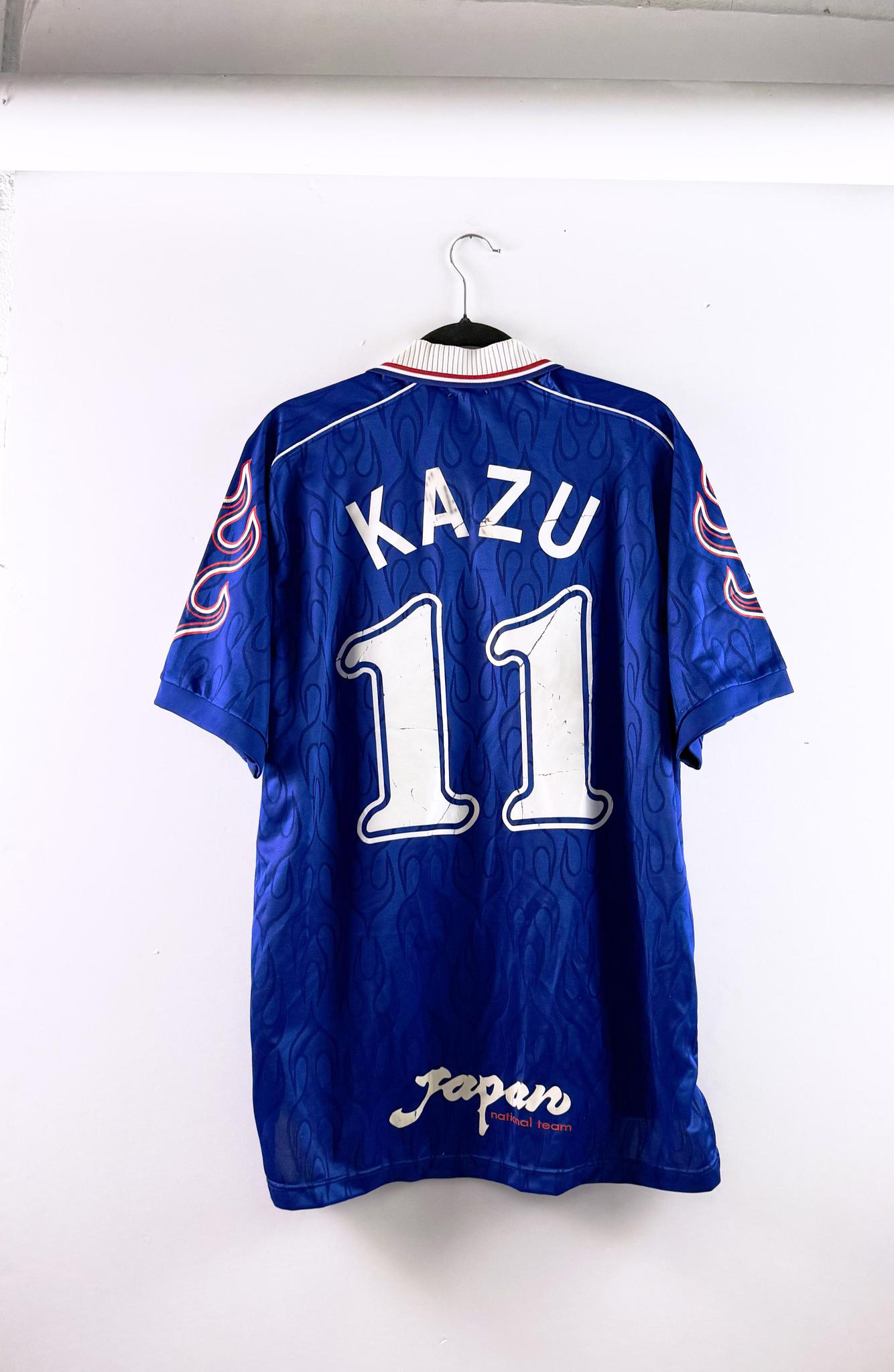 '98 Japan National Football Team Home Kit - 'Kazu #11'