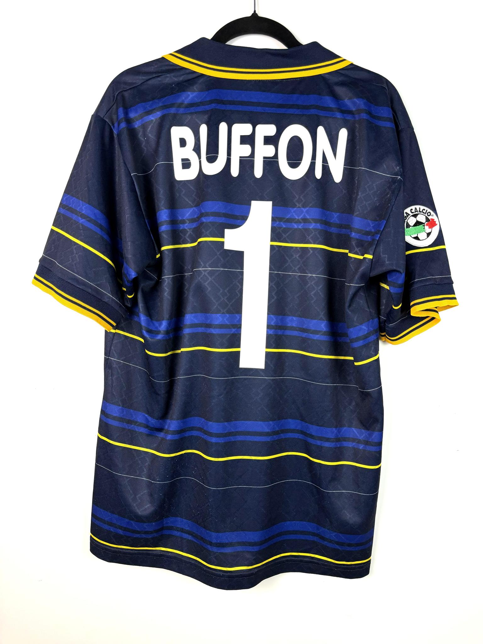 98-99 パルマ　GK #1 BUFFON L 98 Parma Goalkeeper Kit - 'Buffon #1' – Chromatic