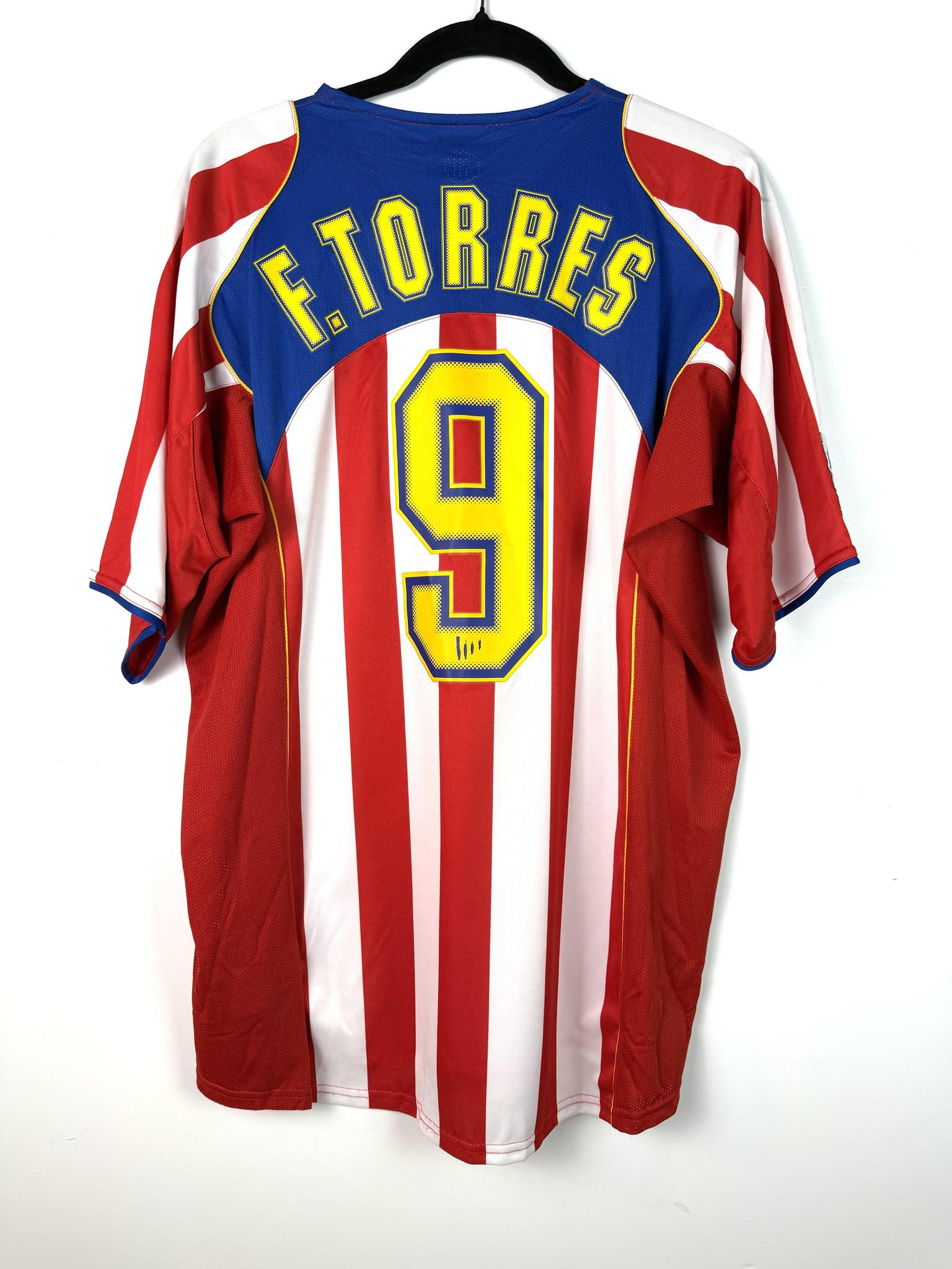 '04 Atletico Madrid Home Kit - 'Torres #9'