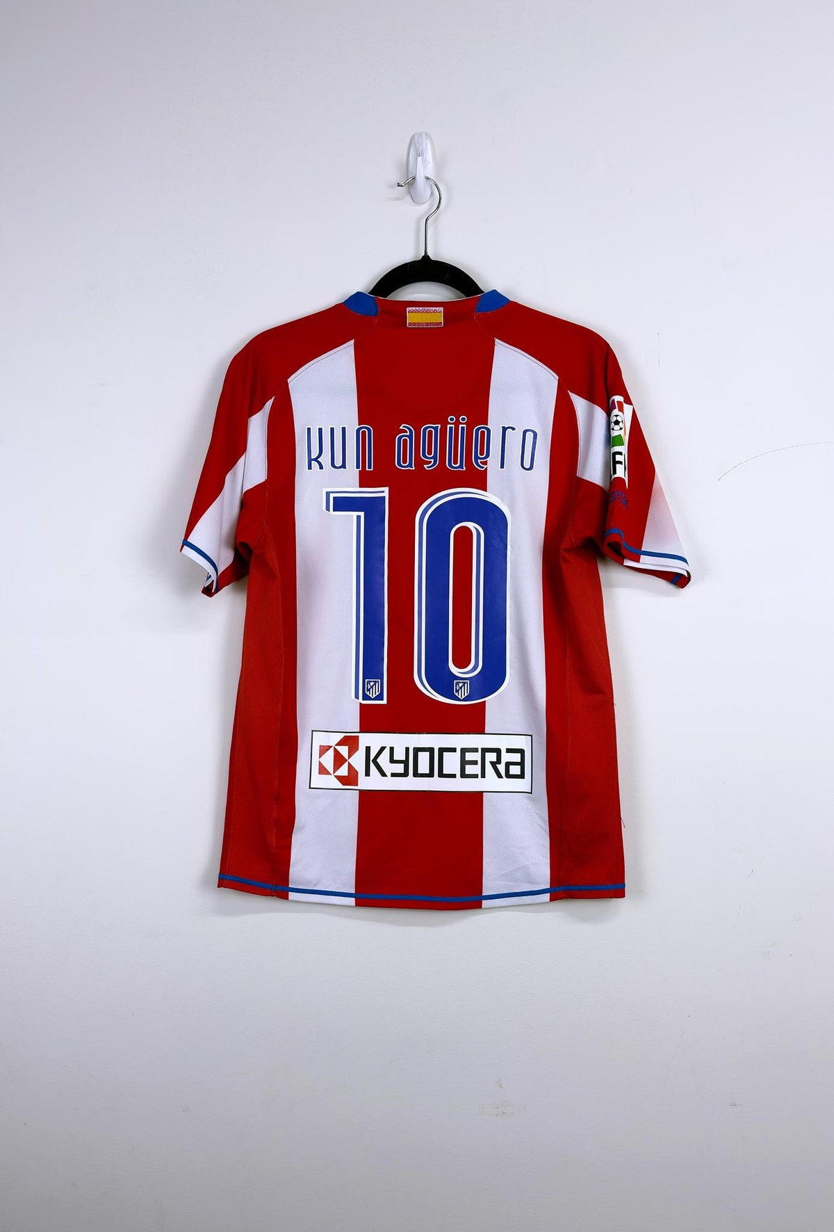 '08 Atletico Madrid Home Kit - 'Kun Agüero #10'