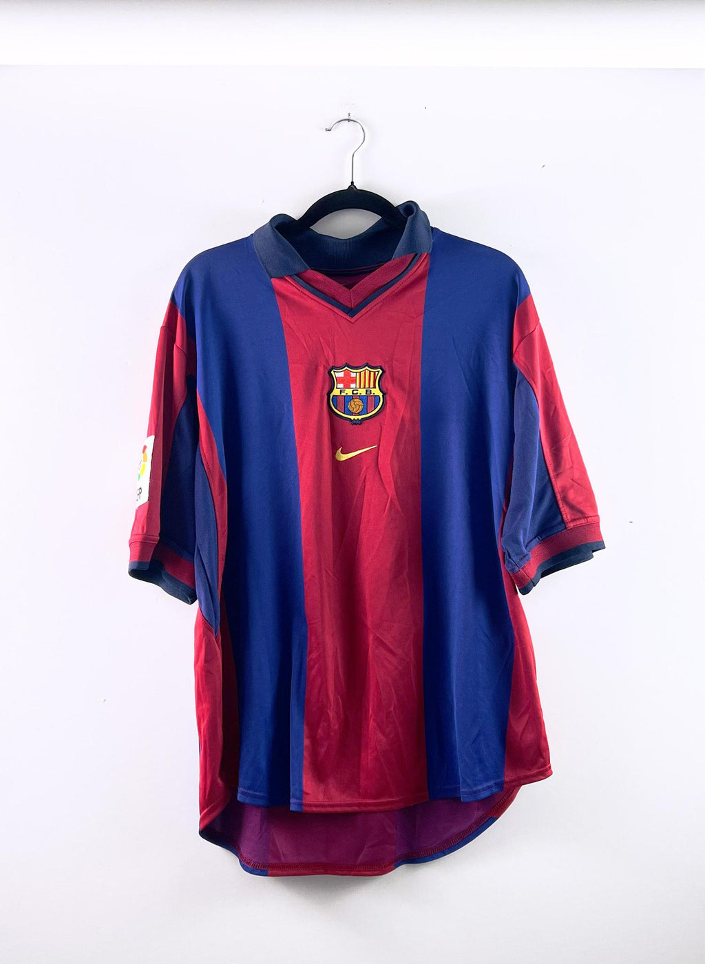 '99-00 FC Barcelona Home Kit - 'Kluivert #9'