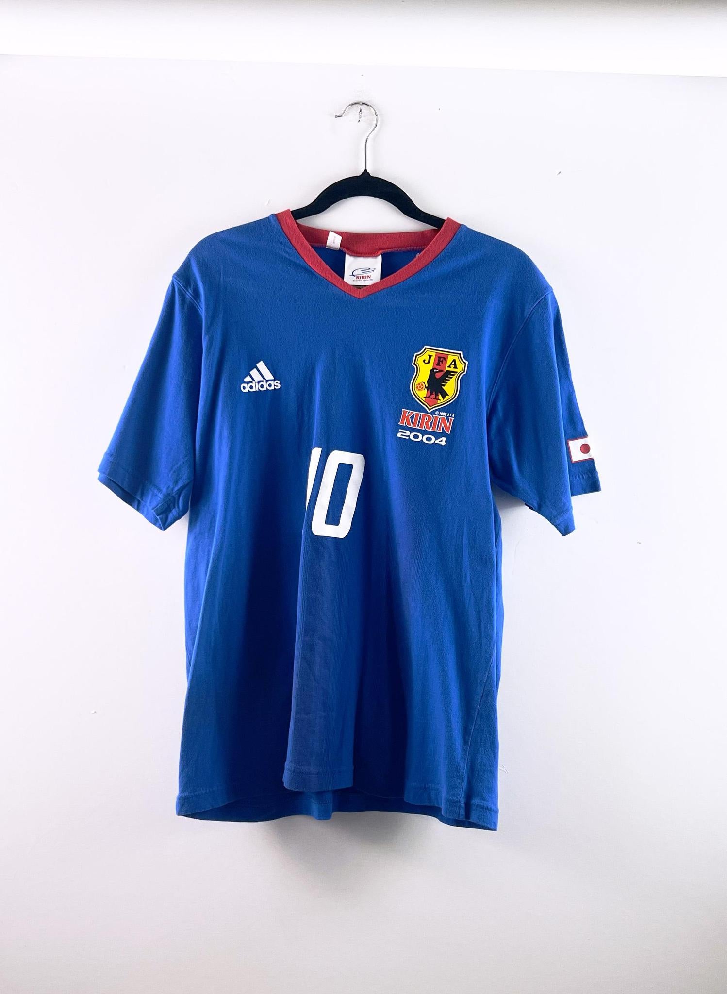 '04 Japan National Kirin Cup Fan Tee - '#10'
