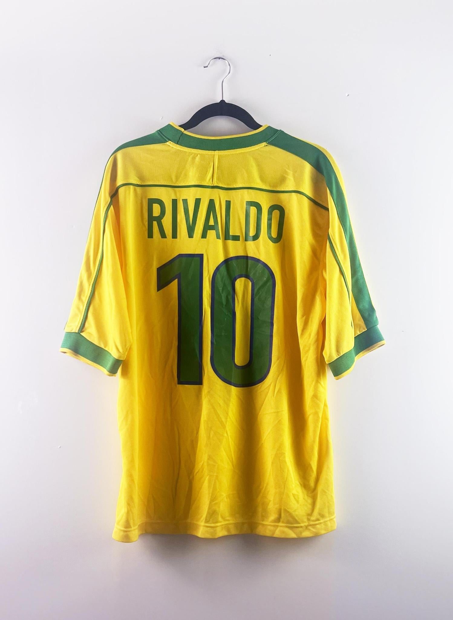'98 Brazil National Football Team Home Kit - 'Rivaldo #10'