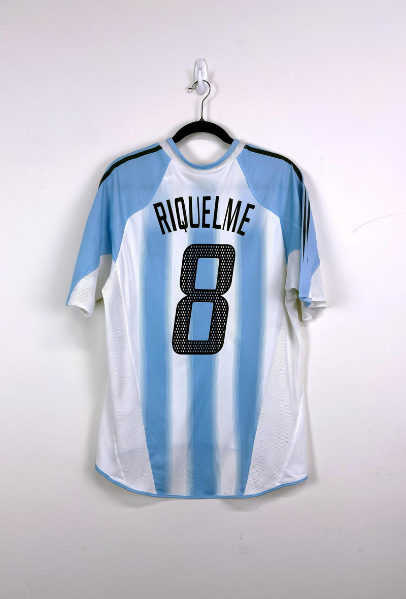 '04 Argentina National Football Home Kit - 'Riqeulme #8'