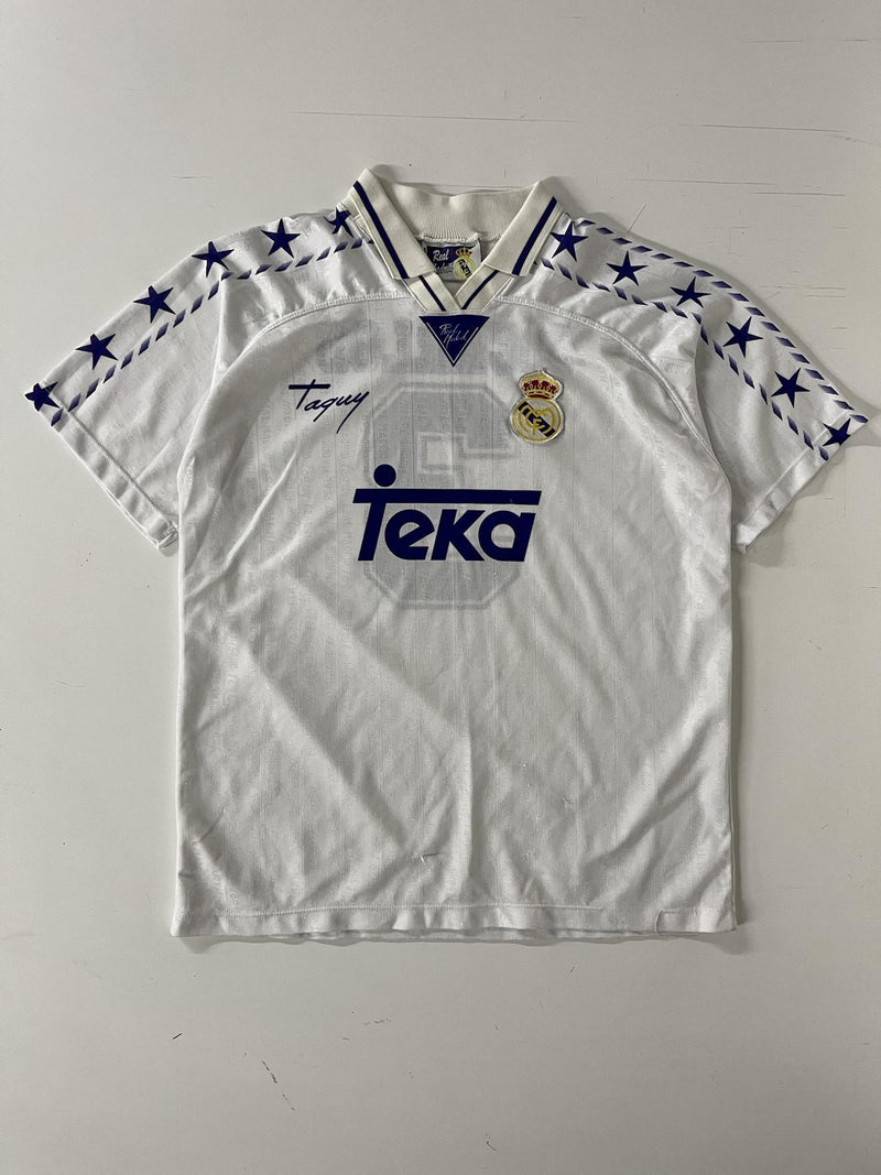 '97-98 Real Madrid Home Kit - 'R. Carlos #3'