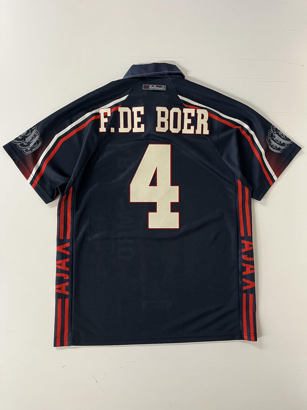 '97-98 Ajax Amsterdam FC Away Kit - 'F. De Boer #4'
