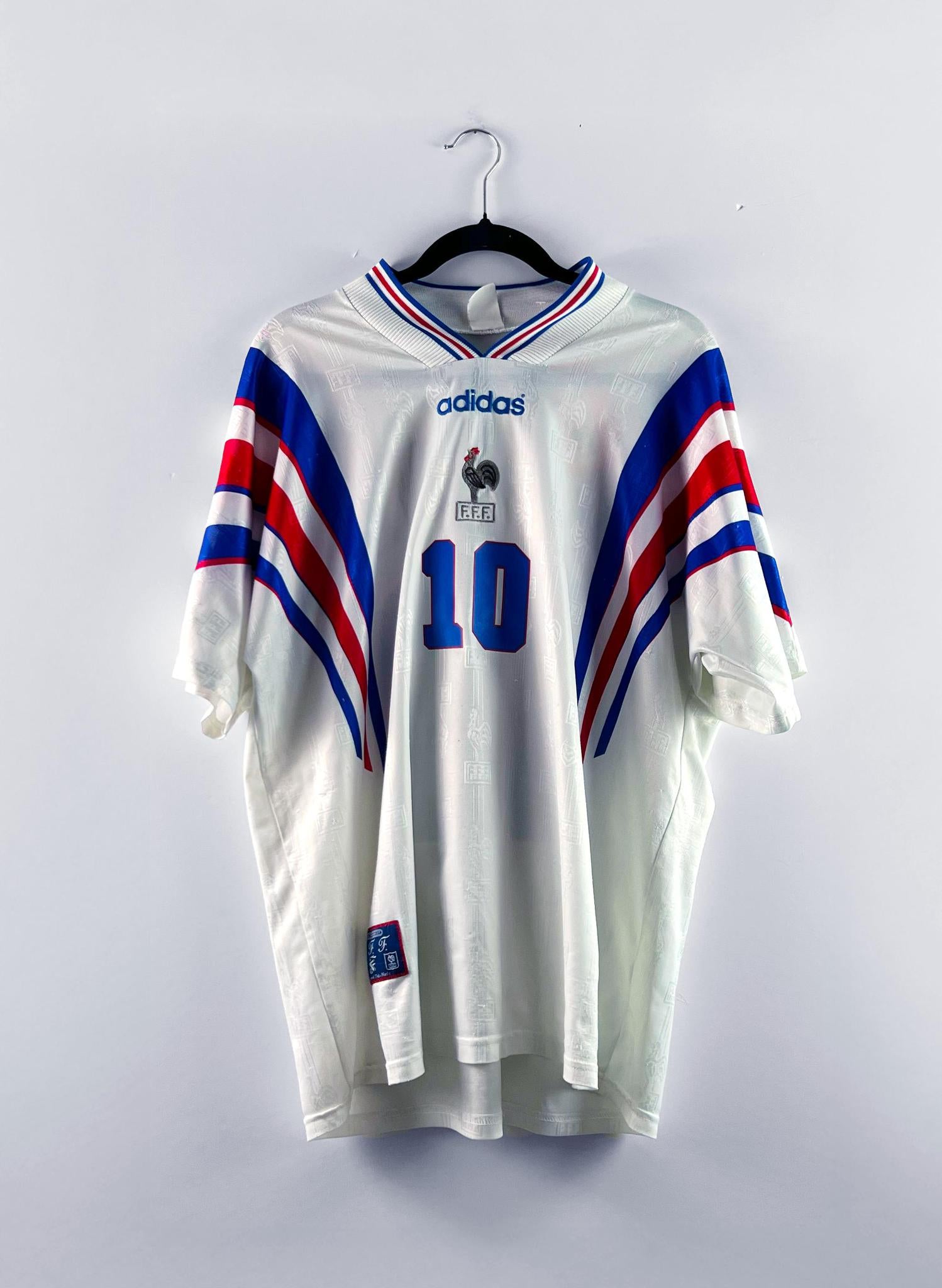 '96-97 France National Football Team Away Kit - 'Zidane #10'