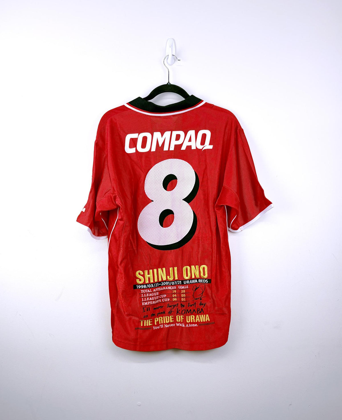 '01-02 Urawa Red Diamonds Home Kit - 'Shinji Ono #8'