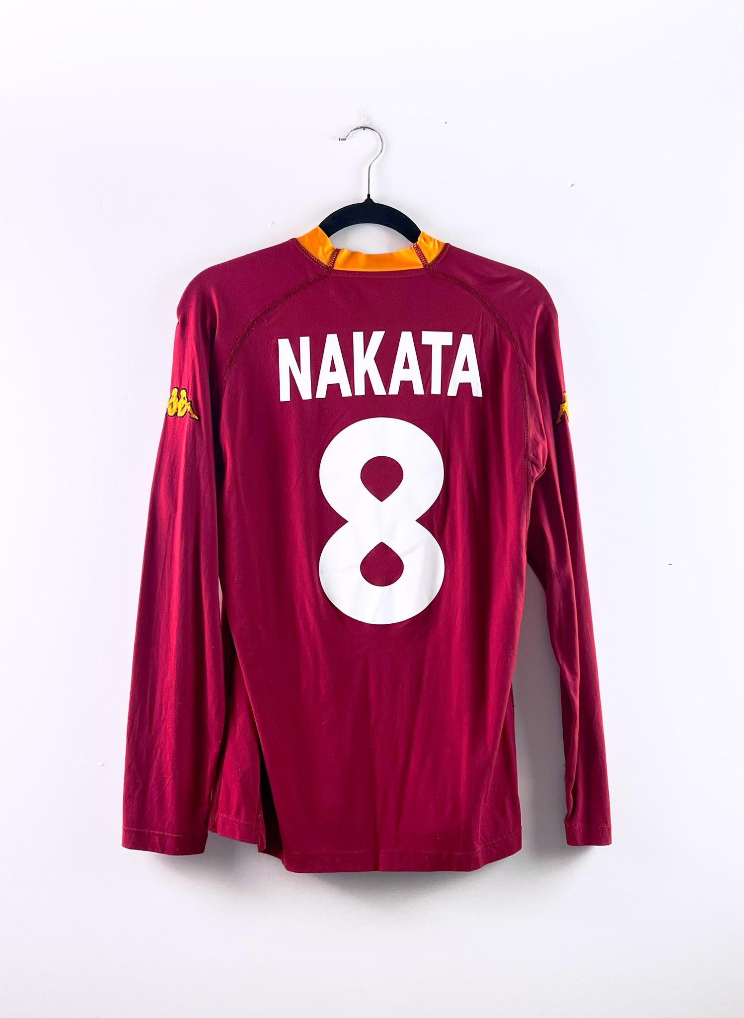 '04 AS Roma Home Kit - 'Nakata #8'