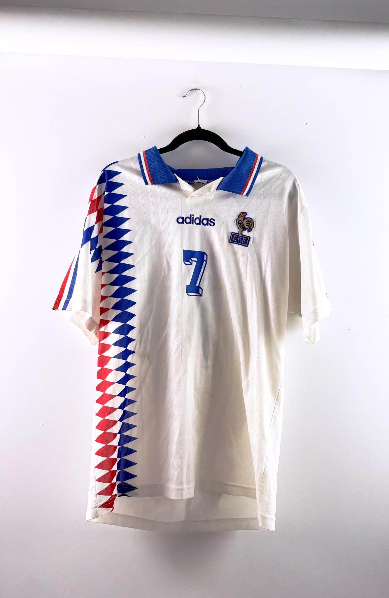 '94-96 France National Football Team Away Kit - 'Cantona #7'