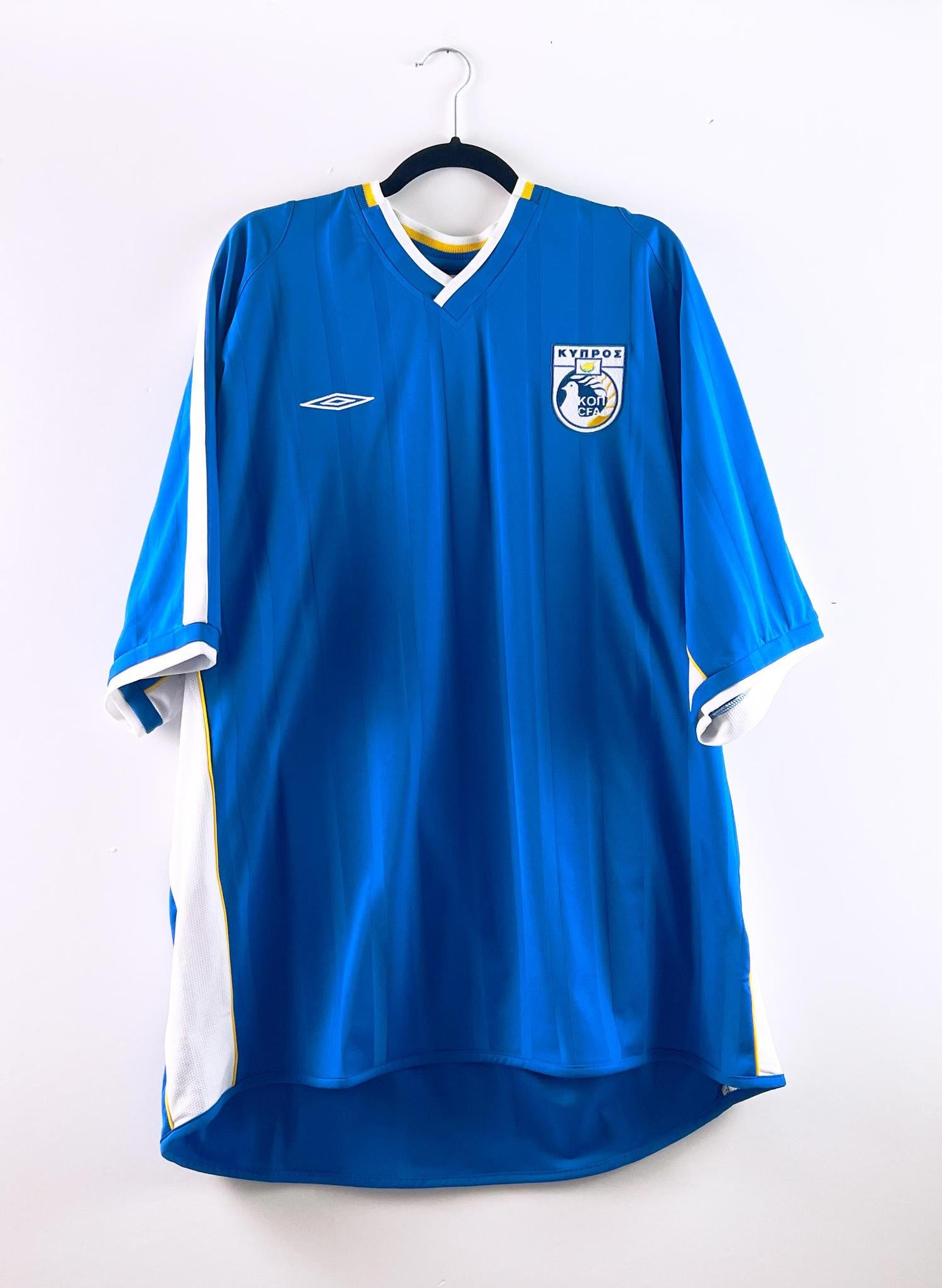 '02-04 Cyprus National Football Team Home Kit
