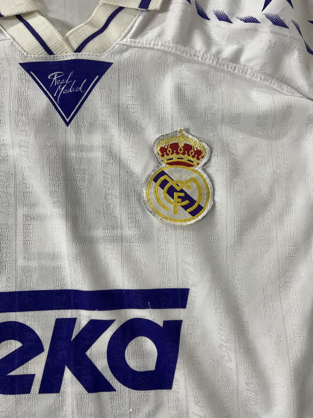 '97-98 Real Madrid Home Kit - 'R. Carlos #3'