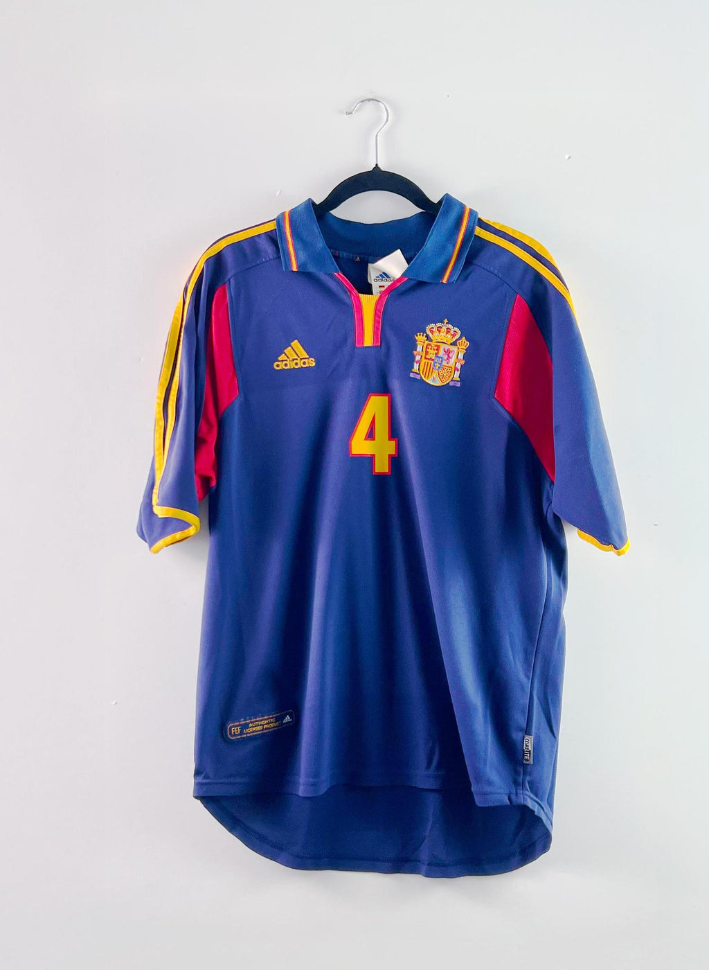 '00 Spain National Football Team Home Kit - 'Guardiola #4'