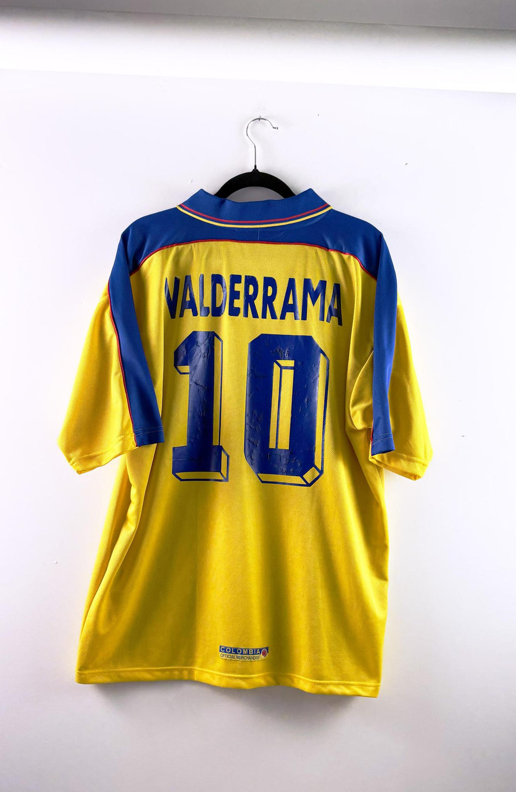 '98 Colombia National Football Team Home Kit -'Valderrama #10'