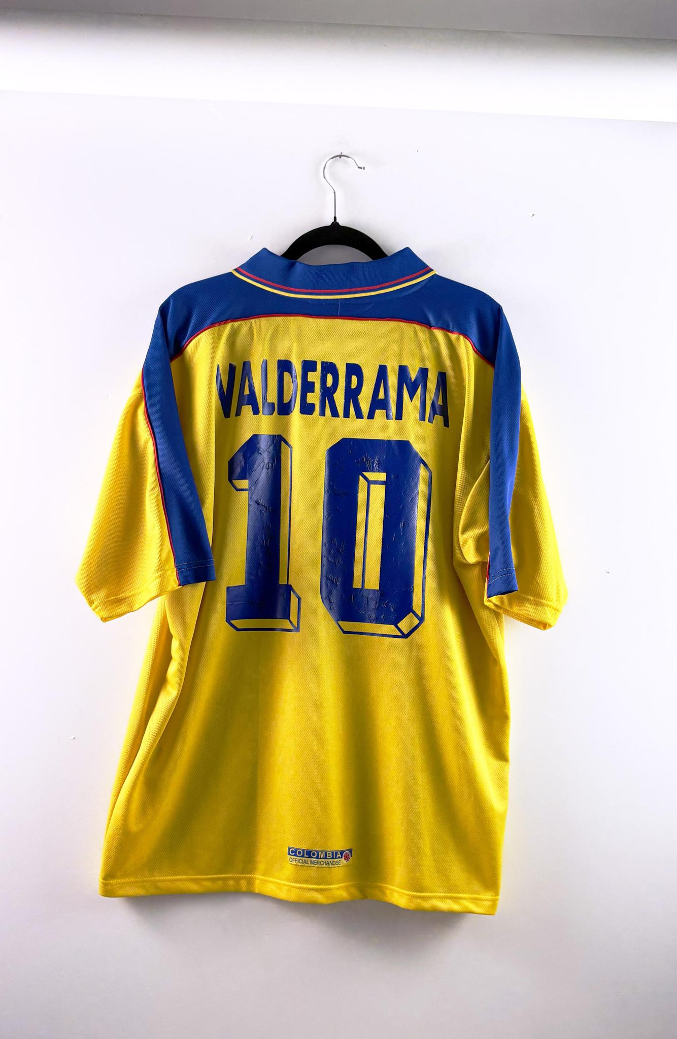 '98 Colombia National Football Team Home Kit -'Valderrama #10'