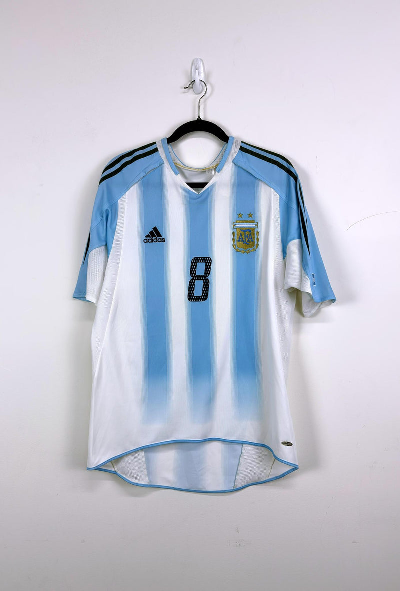 '04 Argentina National Football Home Kit - 'Riqeulme #8'