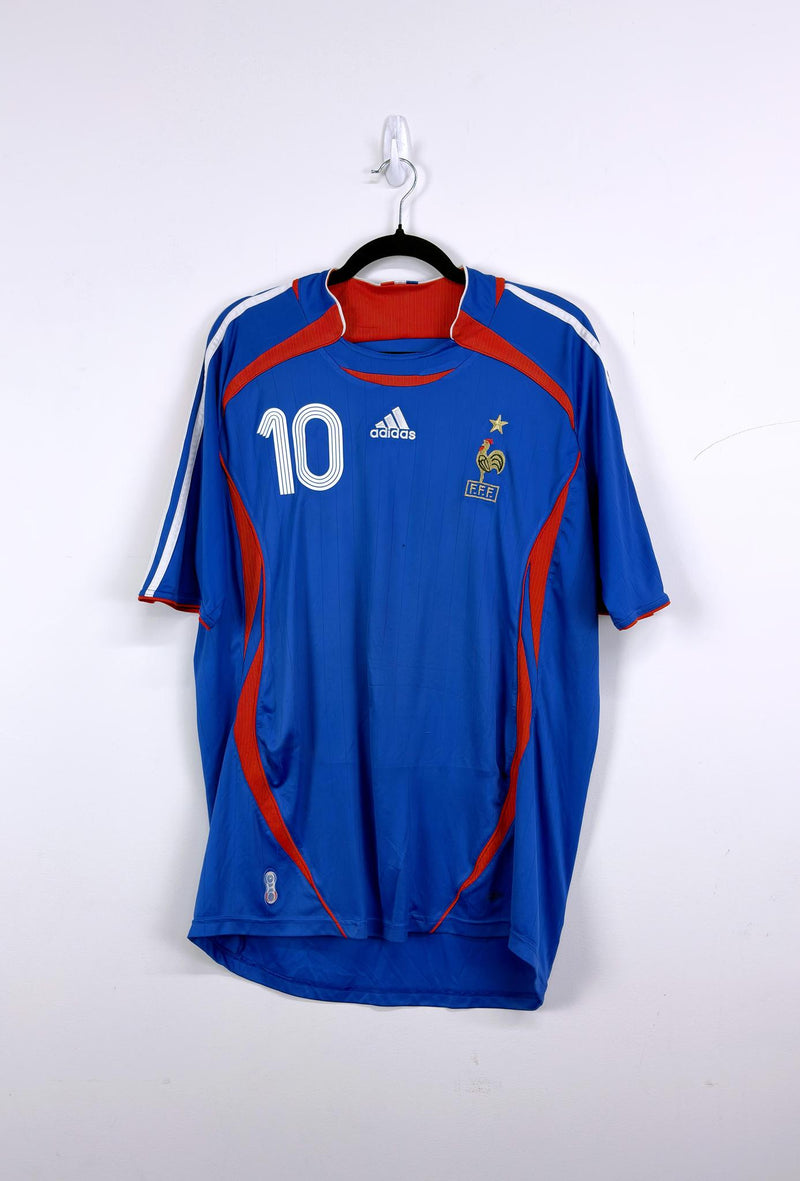 '06 France National Football Team Home Kit - 'Zidane #10'