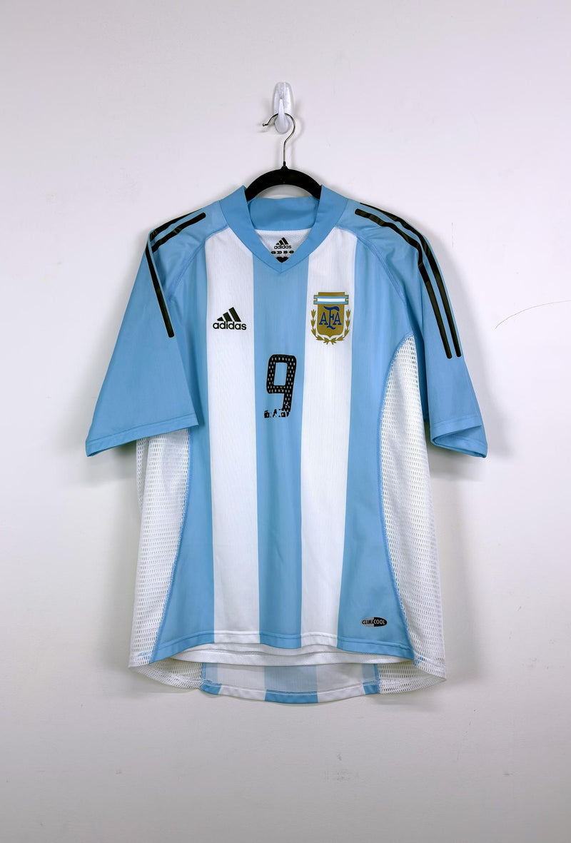 '02-04 Argentina National Football Home Kit - 'Batistuta #9'