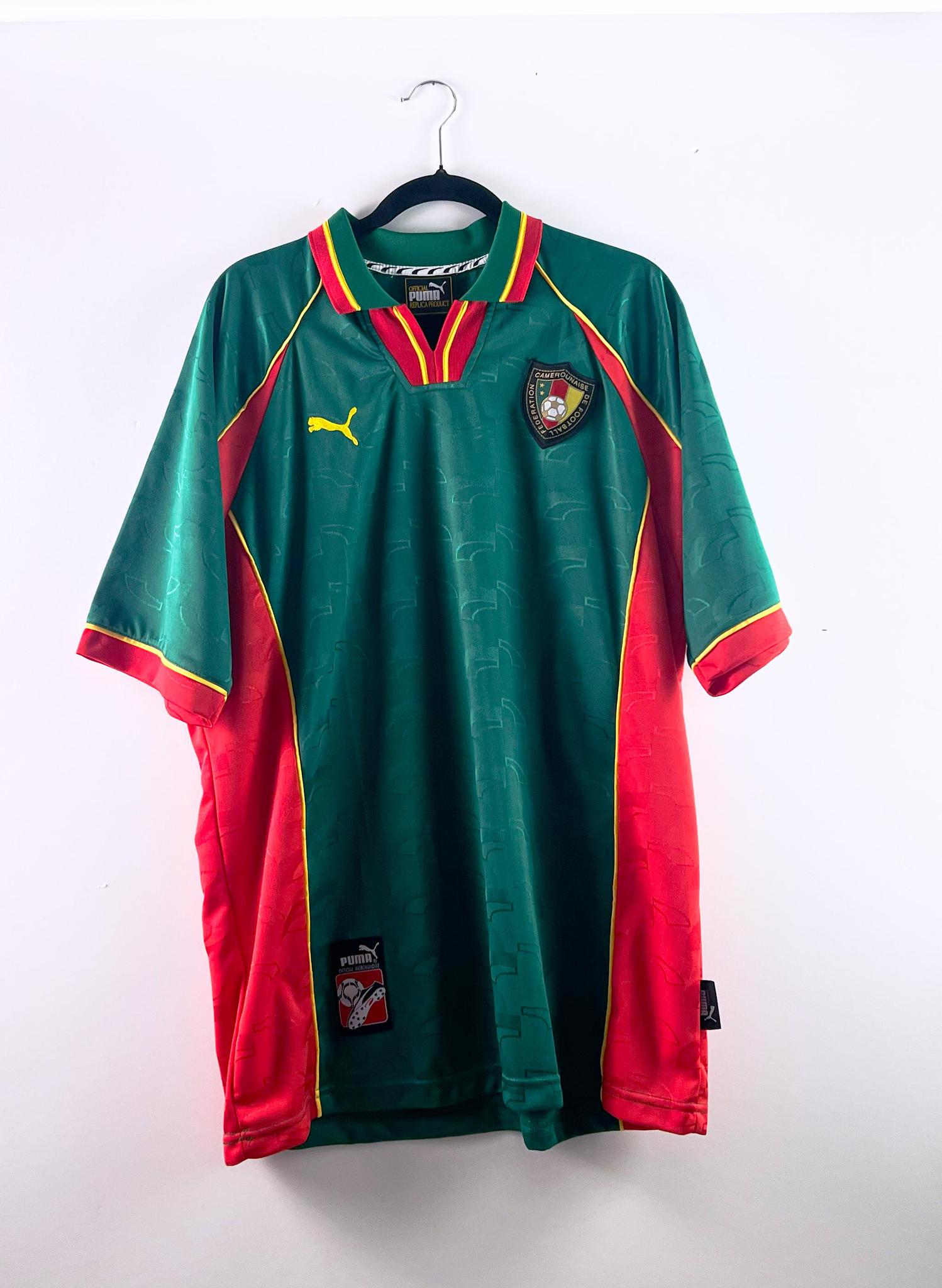 '98 Cameroon National Football Team Home Kit