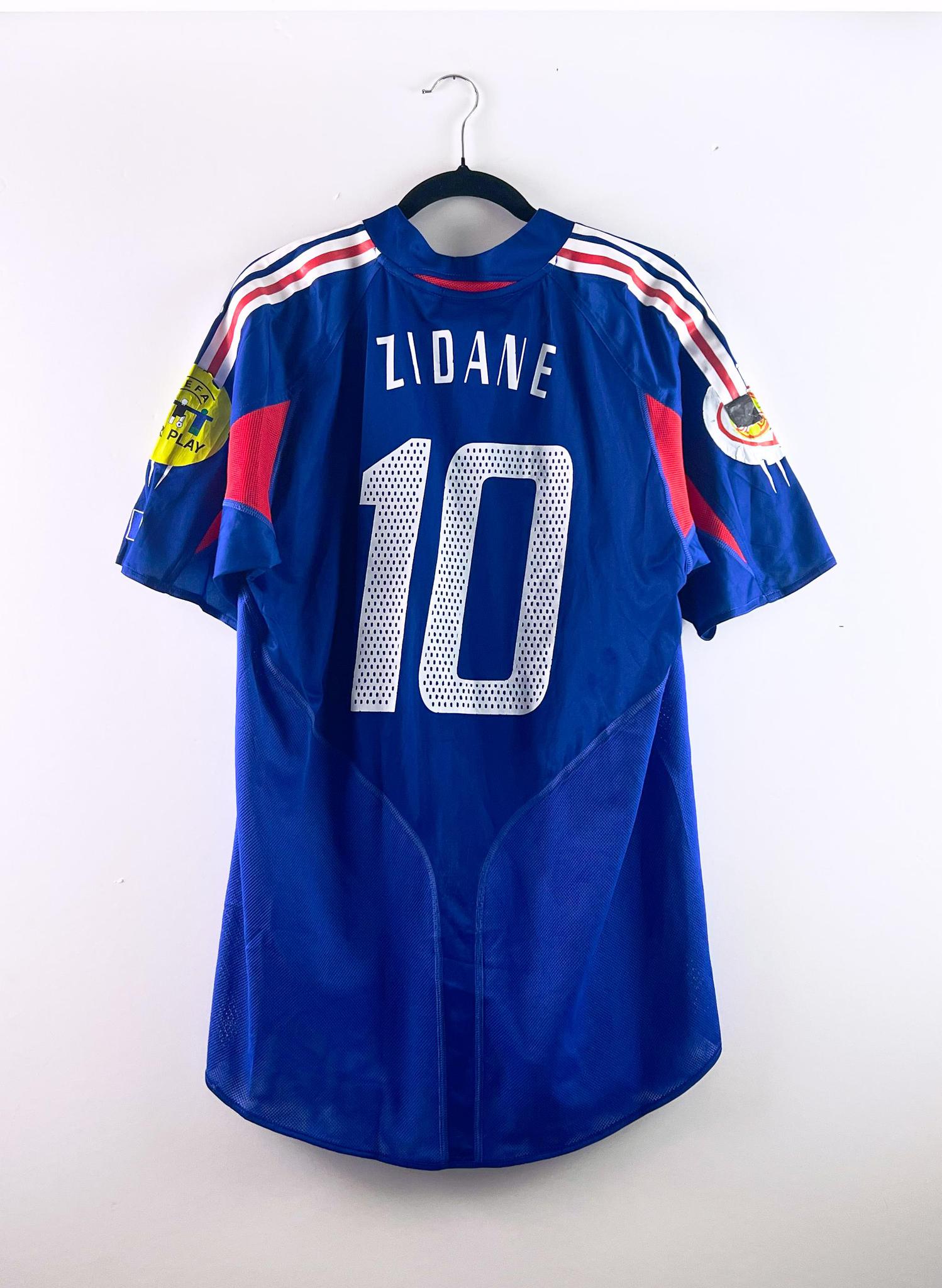 '04 France National Football Team Home Kit - 'Zidane #10'