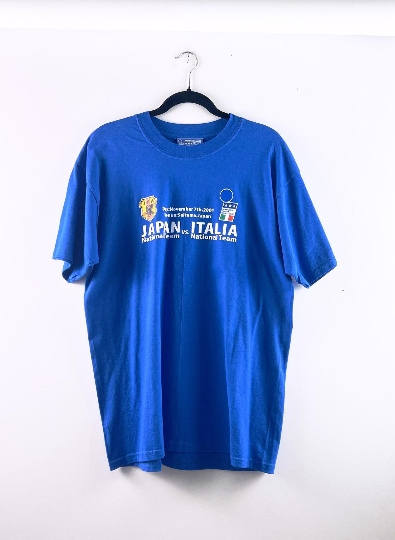 '01 Italy vs Japan World Cup Tee