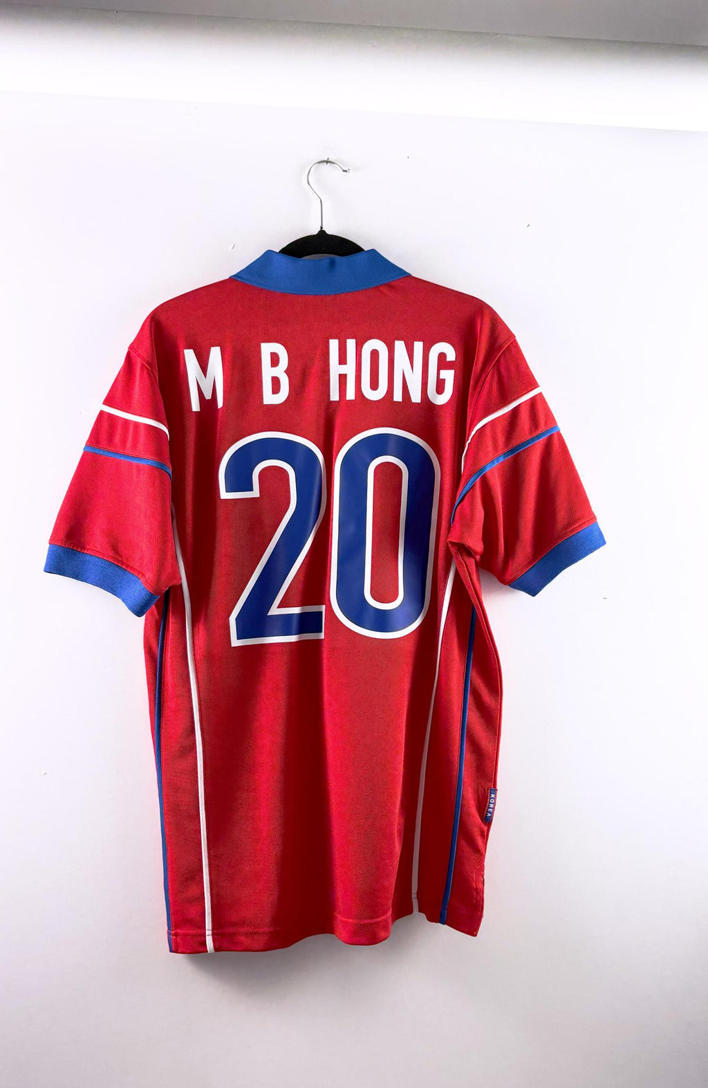 '98 South Korea National Football Team Home Kit - 'M B Hong #20'