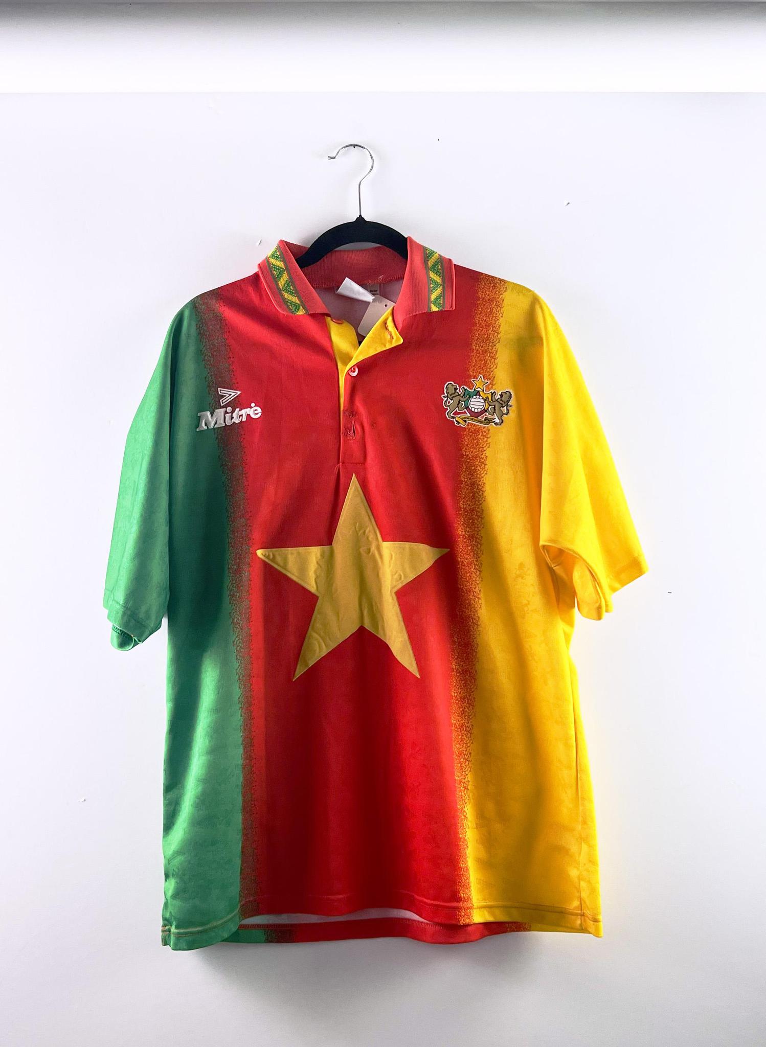 '93-95 Cameroon National Football Team Home Kit