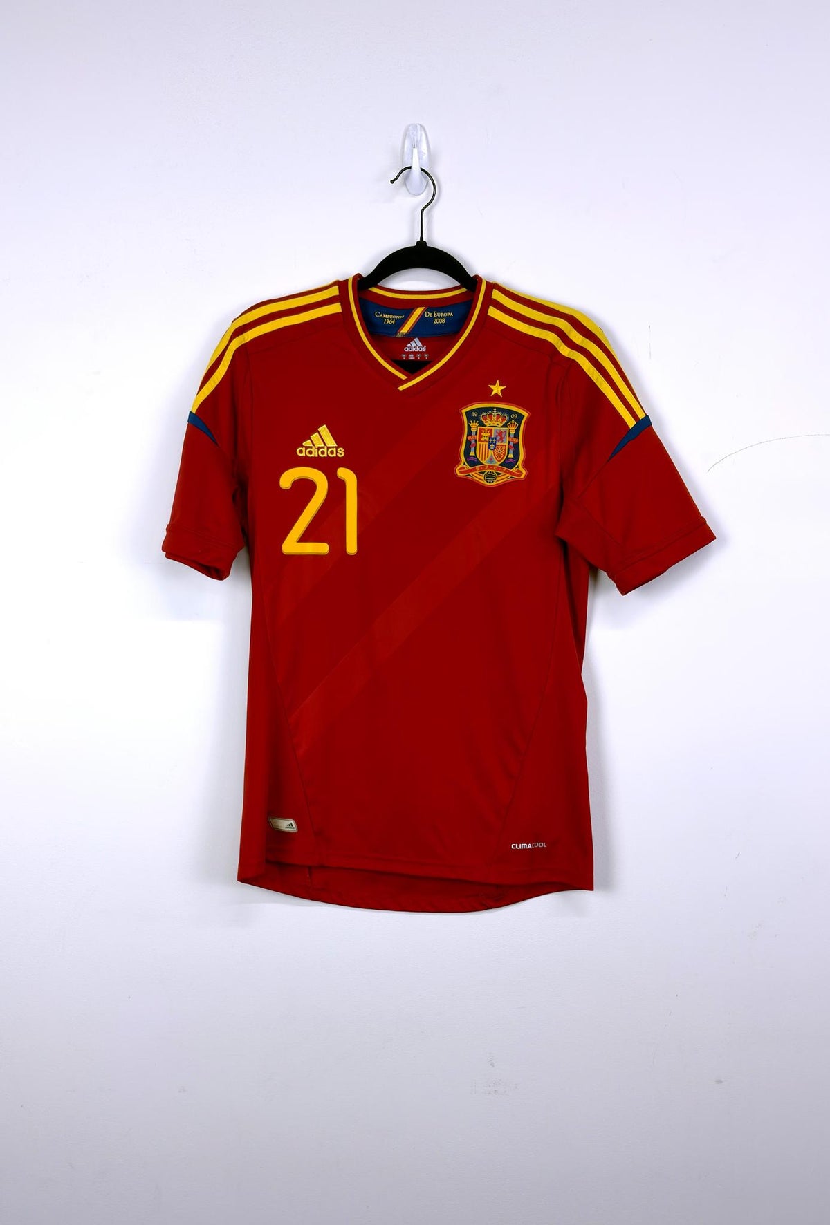 '11 Spain National Football Team Home Kit - 'David Silva #21'